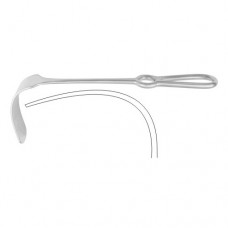 Mikulicz Liver Retractor Stainless Steel, 25 cm - 9 3/4" Blade Size 90 x 35 mm